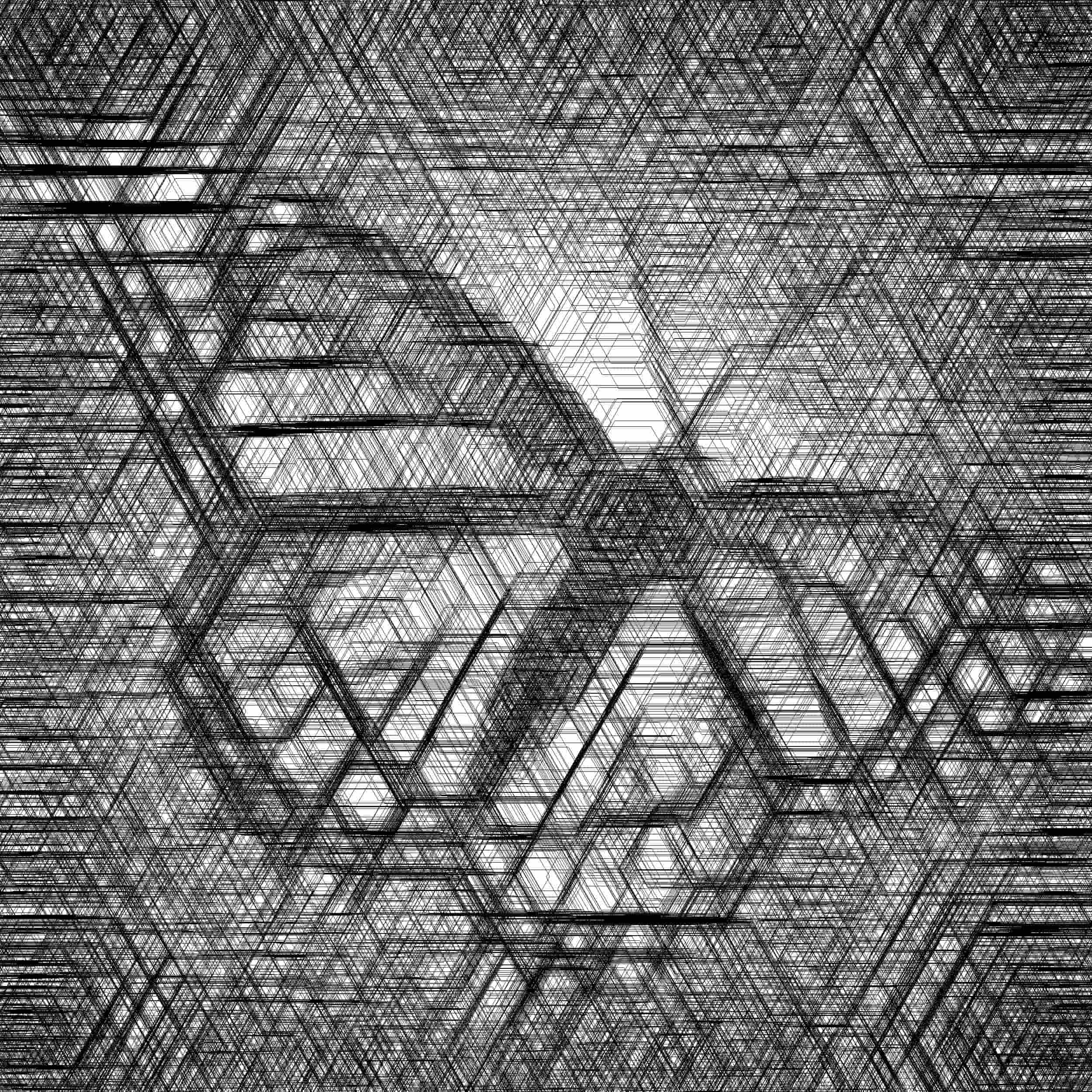 Butterfly, with hexagons